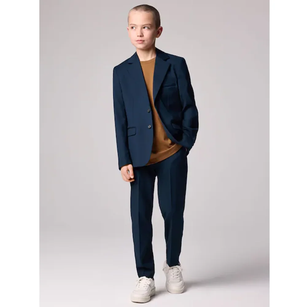 

Kids Clothes Chic Slim Casual Daily Formal Children's Clothing Handsome Notch Lapel Solid Color Fashion Suits for Boy 2 Piece