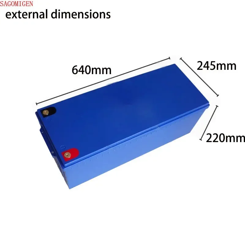 Lifepo4 obudowa baterii 12V 24V 48V 120ah 180Ah 200Ah 280Ah 320Ah pudełka do przechowywania baterii kamper RV Batteri ogniwa słoneczne obudowa z