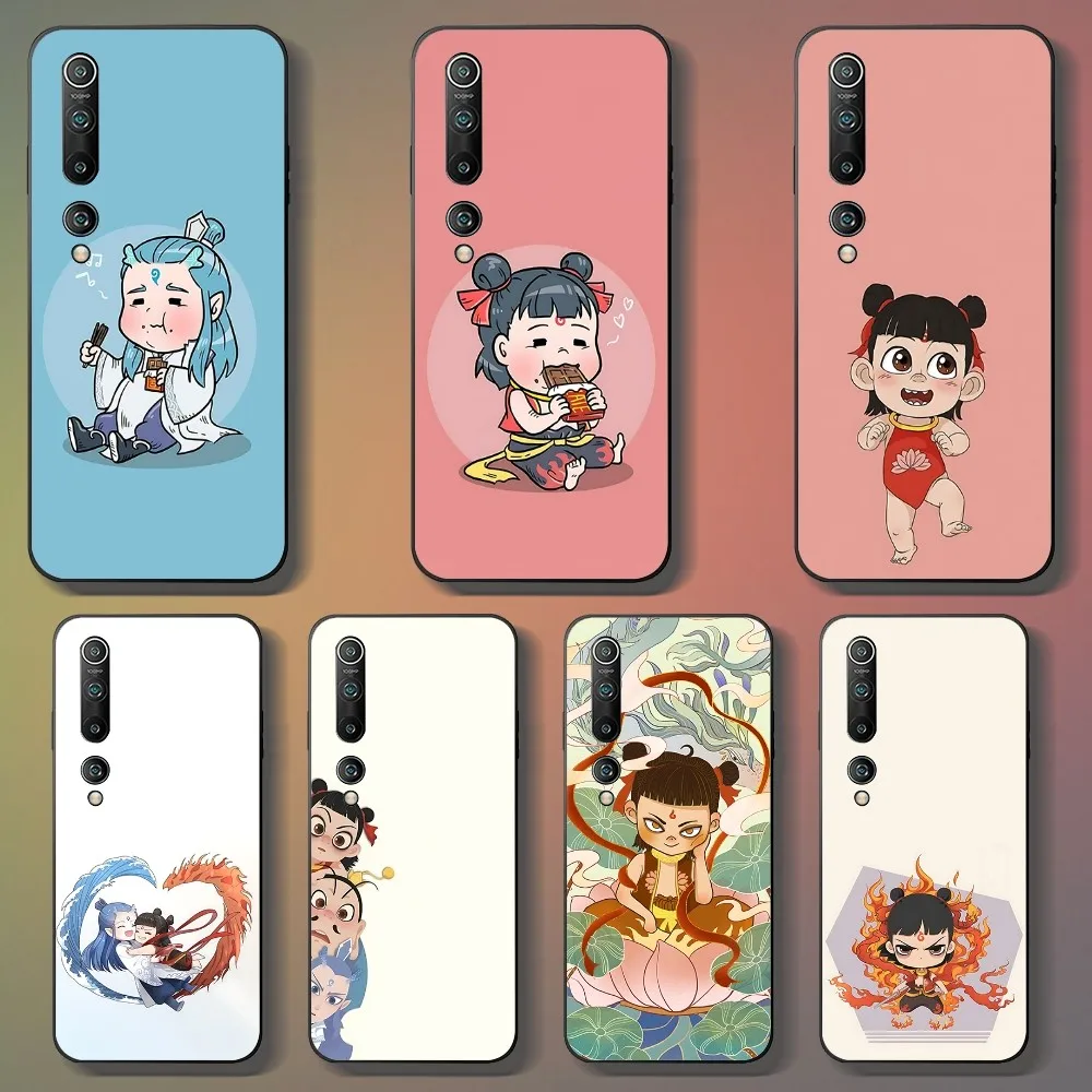 

Nezha Phone Case For Xiaomi 11 Redmi Note 11 5G 8T 9A 9 10T Note8Pro Note9 12SUltra Black Case