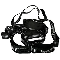 2 Pcs 2.5M Hammock Straps with 15+1 Loops Extra Long Suspension Straps for Hammock and Hanging Chairs