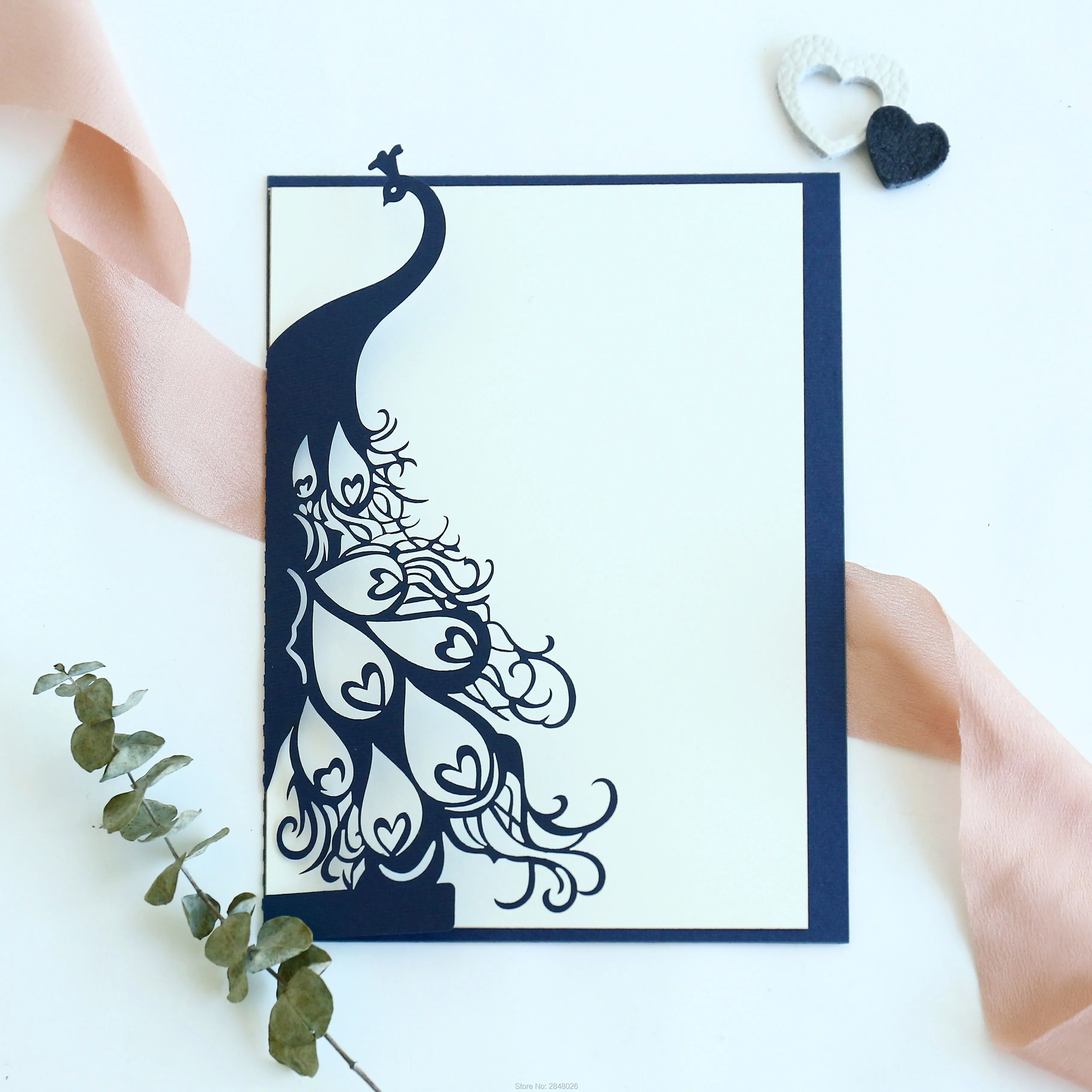 Elegant Peacock Poc…