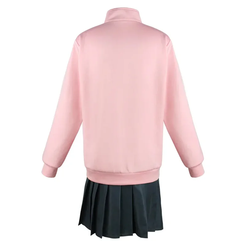 Gotou Hitori Cosplay Anime Bocchi The Rock Gotou HitoriJK Uniforme Giacca Rosa Gonna Parrucca Set Halloween Anime Gioco di ruolo