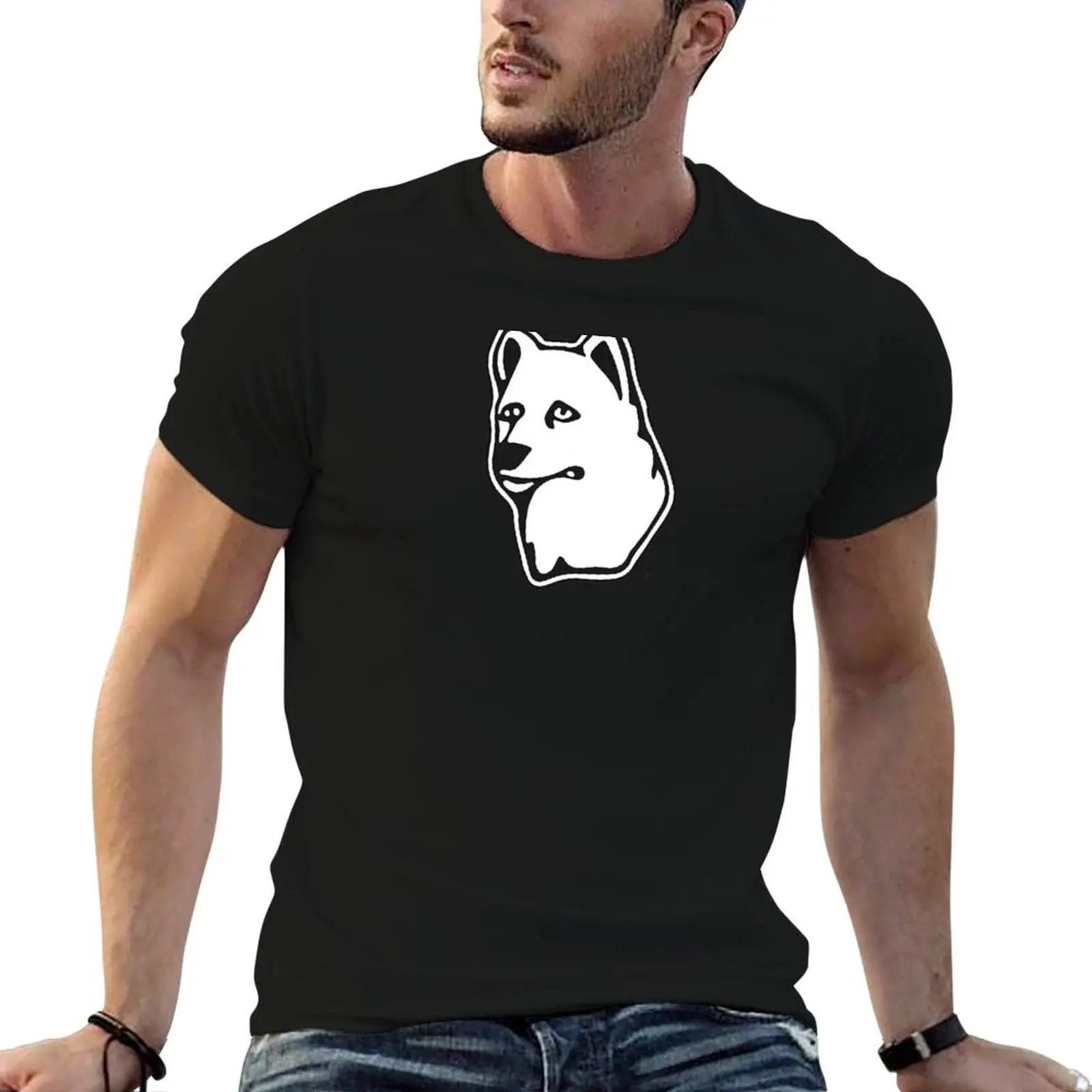 Husky 1959 Style T-Shirt animal prinfor boys luxury designer oversized t shirt men