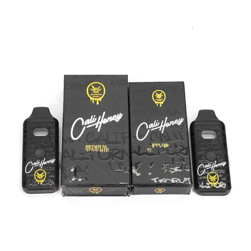 California Honey 1 ml 2 ml wiederaufladbare Vape-Stifte, Keramikspule, leere Kartuschenkapsel, 380 mAh E-Zigarette für dicke Ölverdampfer Ecig