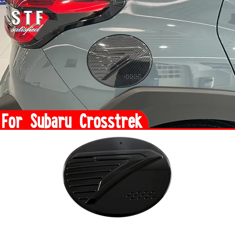 

ABS Fuel Gas Tank Cover Trim Molding Accessories Stickers W4 For Subaru Crosstrek 2024 2025