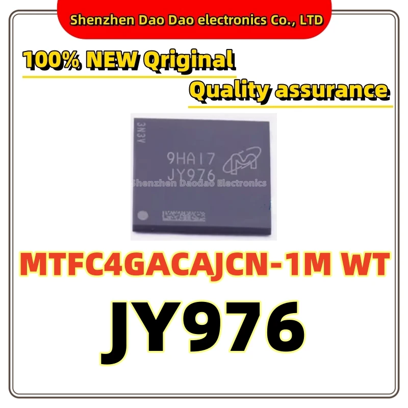 

MTFC4GACAJCN-1M WT FBGA153 Silkscreen: JY976 4GB memory chip new original