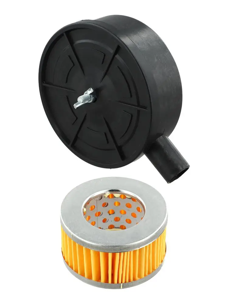 Noise Reduction Muffler with Air Filter for 20mm Air Compressor Pumps Accessories Suitable for Piston Compressors Plastic Paper