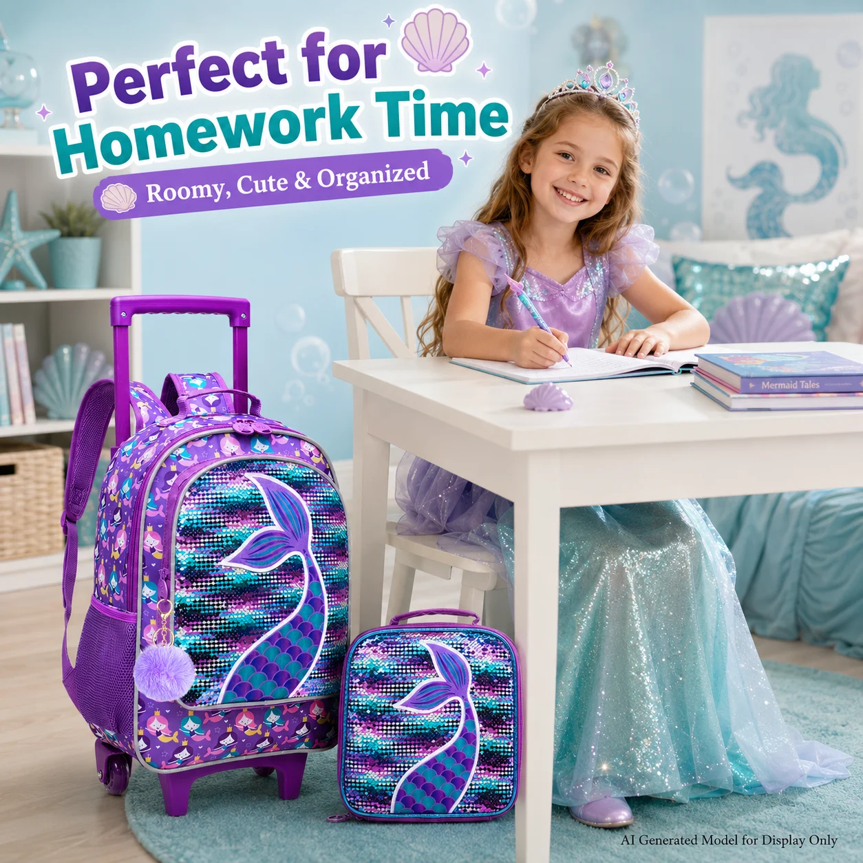 set-di-3-zaini-con-ruote-per-ragazze-borsa-scolastica-con-rotelle-e-borsa-per-il-pranzo-tema-sirena