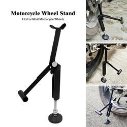 Motocicleta jack kickstand portátil suporte de roda suporte lateral poupança braço oscilante quadro elevador para harley para honda para bmw universal