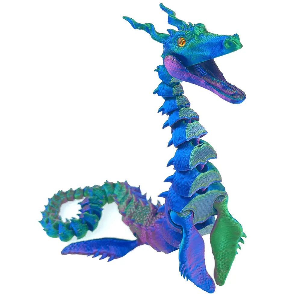 3D Printed Chinese Sea Dragon Full Body Joints That Can Move Home Furnishings and Decorations Are Worth Collecting Creative Toys