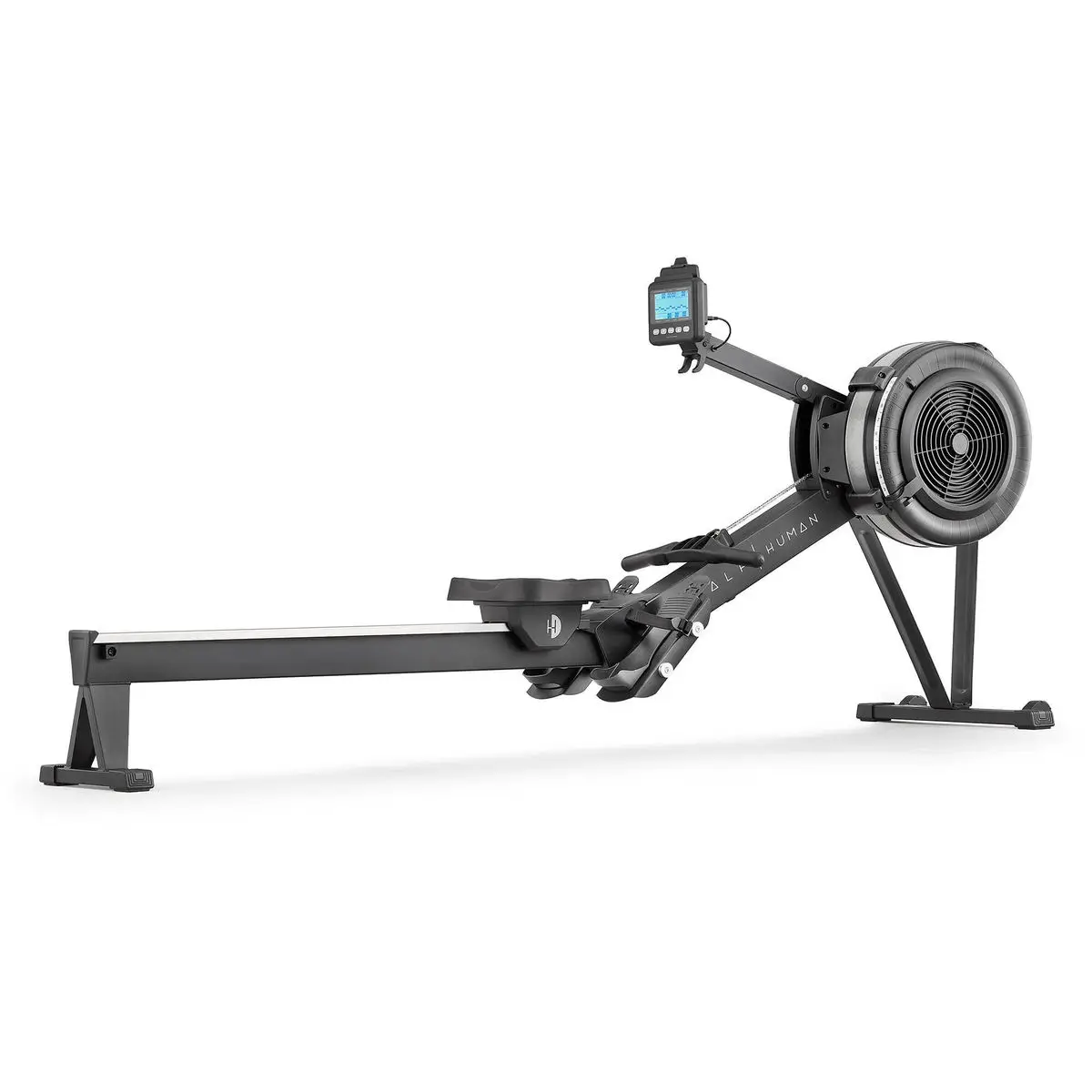 

Home Gym Foldable Air Rower with LCD Monitor Low Air Resistance Machine for Comfortable Workouts