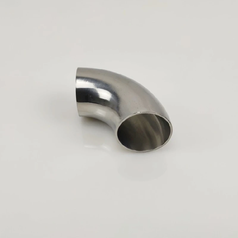 Sanitary Weld 90 Degree Elbow Pipe Fitting OD38mm ID35mm 1.5mm Thickness 304 Stainless Steel for Homebrew