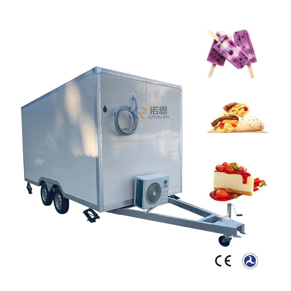 Mobilna fast food Van Coffee Carts Food Trailer na sprzedaż chińskie lody pizza truck catering