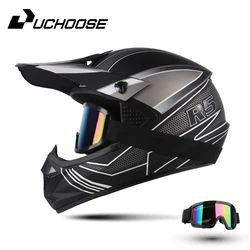 DOT Motocross Helmets Kask Cross Downhill Soporte Casco Off Road Helmet Racing Classic Motorcycle Original Protective Glasses