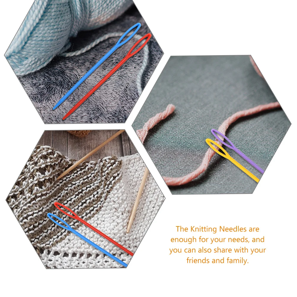 

Knitting Tool Needle Plastic Yarn Sewing Accessories Needles Craft Hand for Kit