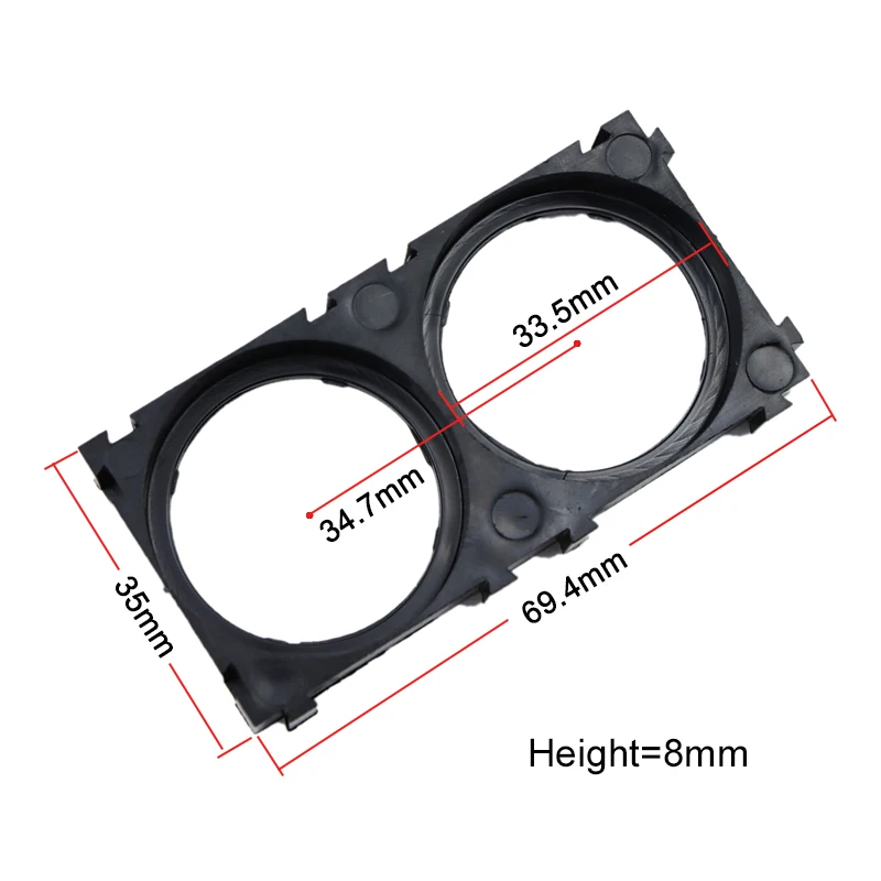 50 sztuk 33140 3.2V Lifepo4 uchwyt baterii uchwyt bezpieczne antywibracyjne plastikowe wsparcie 2x33140 dla DIY12V 24V 36V 48V akumulator