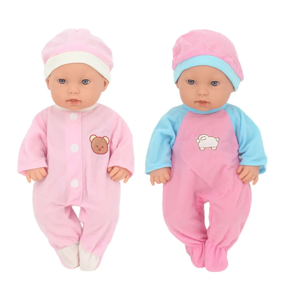 New Doll Jumpsuit Fit for 30cm Baby Doll, 12inch Girl Doll Clothing and Accessories, Doll DIY Toys