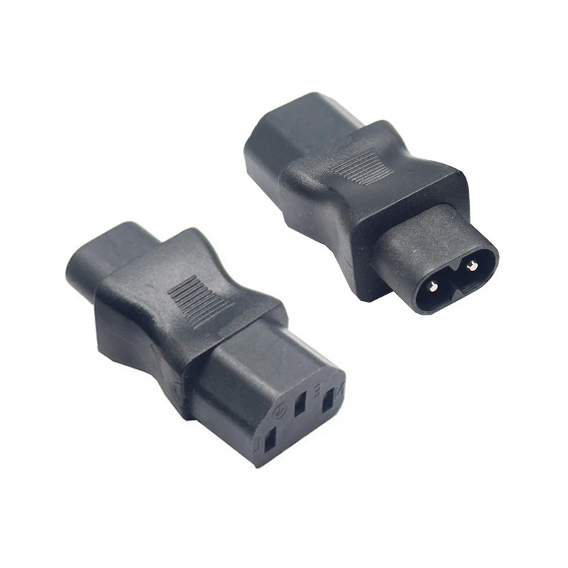 

4PCS C8 -C13 C13 IEC 320 C13 to C8 AC Power Adapter IEC 3Pole Female to C8 2Pin Figure 8 Male AC Converter Socket