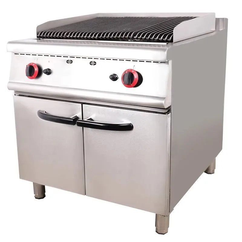 

Commercial BBQ Grill With Cabinets Stainless Steel Barbeque Outdoor Grill