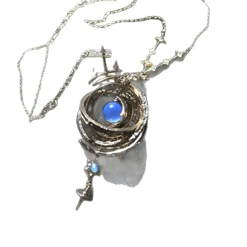 Star Secrets Constellation Celestial Globe Astrology Retro Heavy Industry Necklace High-end Design Fashion Necklace
