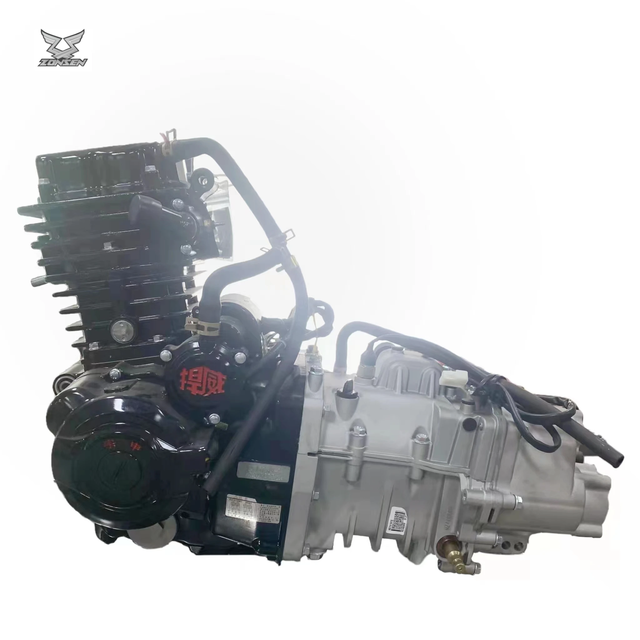 Factory High Quality Zongshen Water-Cooled CG250cc Motorcycle Engine Tricycle Spare Parts 250cc Engine 4-Stroke Singe Cylinder