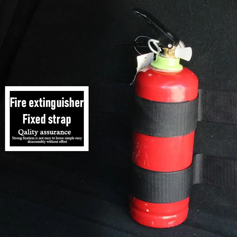 New Car Strap Fire Extinguisher Fixed Velcro 2 Long Short Higher Quality Environmental Protection Fire Extinguisher Fixed Strap