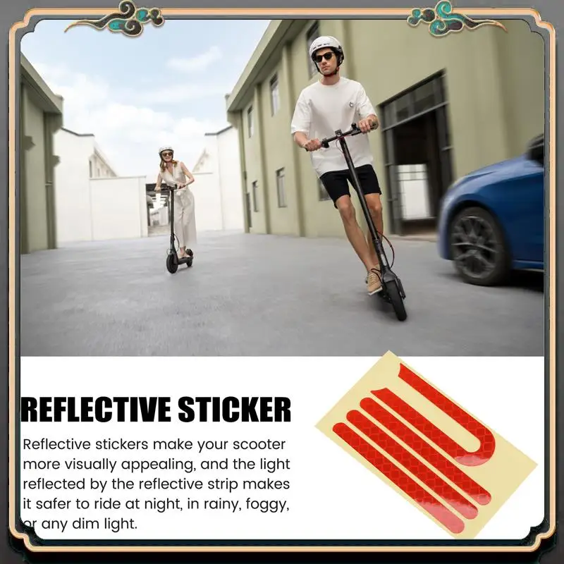 

M45K-Front Rear Wheel Tyre Cover Protective Shell Reflective Sticker For Xiaomi Mijia M365 Electric Scooter Skateboard Parts