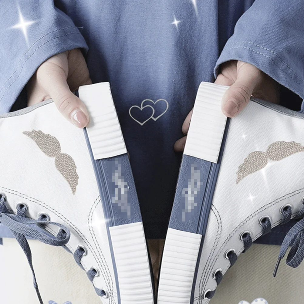 

20Pcs Bright Colored Rhinestone Wing Patches for Clothes Accessories Hole Repair DIY Applique Clothing Patches