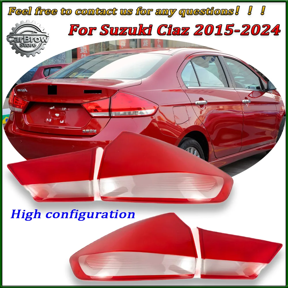 

Для Suzuki Ciaz (высокая комплектация) 2015-2024: Наружный задний фонарь, корпус заднего фонаря, крышка стоп-сигнала, маска, замена плафона фары
