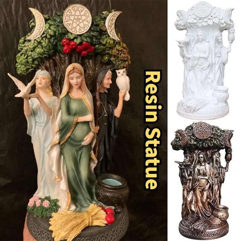 

Home Furnishings Blessed Goddess Rresin Ornament Statue Outdoor Indoor Decoration