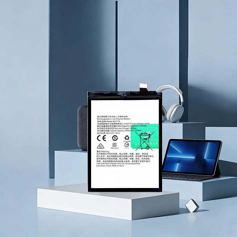 

Аккумулятор для мобильного телефона BLP779 4000 мАч для Oppo Reno 4 Lite 4F 4Z 5G A93 2020 A92S F17 Pro CPH2065 CPH2125