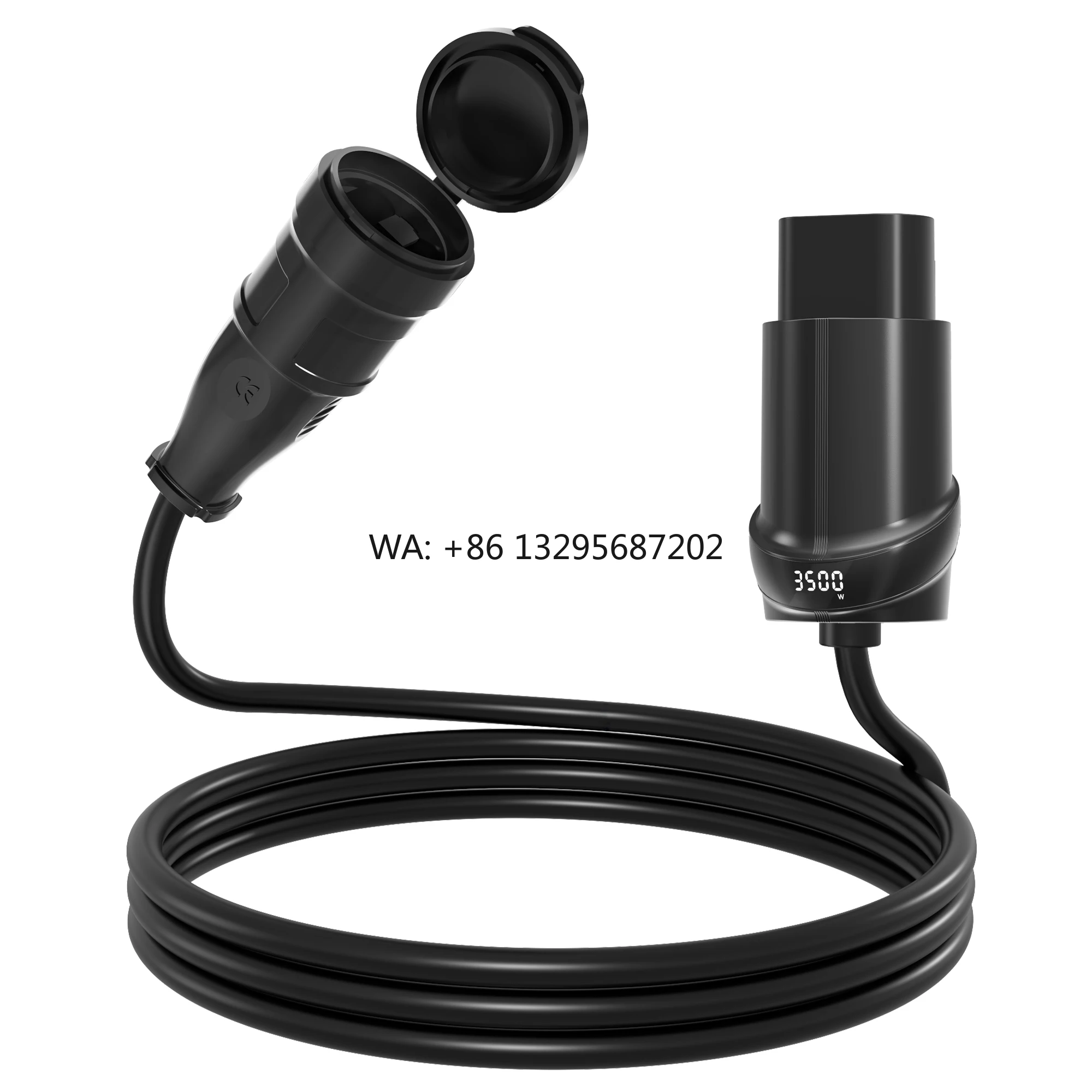 

Адаптер 3.5 кВт V2L Type 2 на Schuko 16А, водонепроницаемый, для электровелосипедов/электромотоциклов