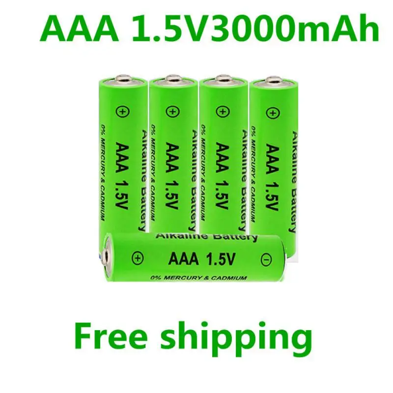 AAA1.5V Battery 3000mAh Rechargeable Battery Lithium Ion 1.5 V AAA Battery For Clocks Mice Computers Toys Replace Ni-Mh Battery