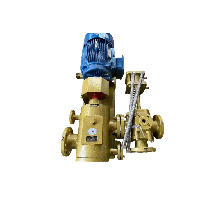 Three-way insulated pneumatic valves are used for asphalt or asphalt pumps