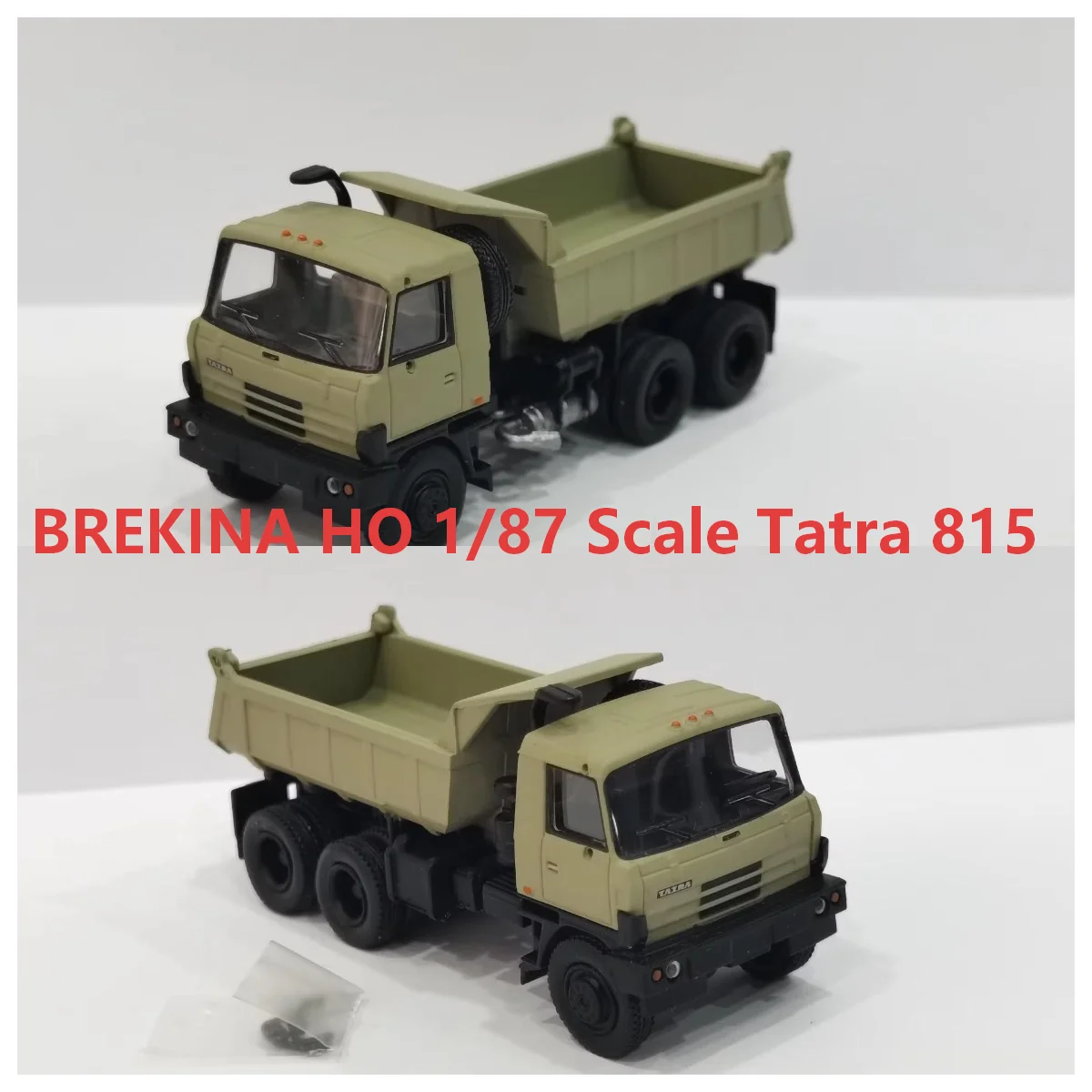 BREKINA HO 1/87 Scale Tatra 815 Kipper Too Tractor Dump Truck Plastic Material Car Model Collectible Toy Gift Souvenir