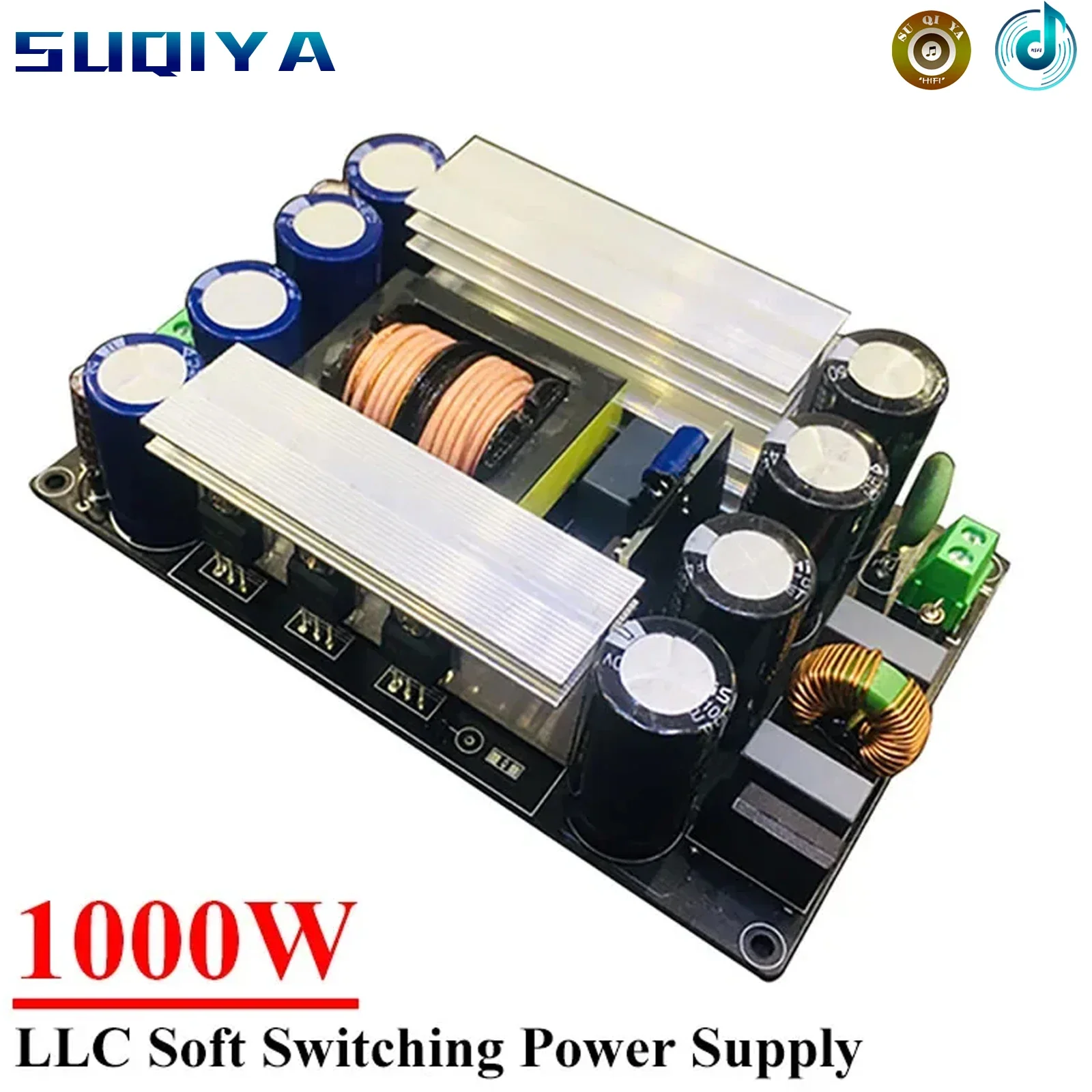 

1000w LLC Soft Switching Power Amplifier Board Switching Power Board Dual Output Voltage ±35v To ±80v for Diy Auido