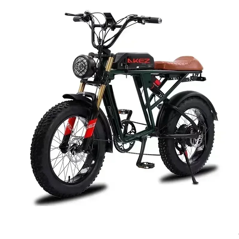 AKEZ super73 s2 All-terrain Electric bike 1500W Powerful Motor 48V 36AH Electric Bicycle 20-inch Fat Tire Urban Off-road e-bike image 1