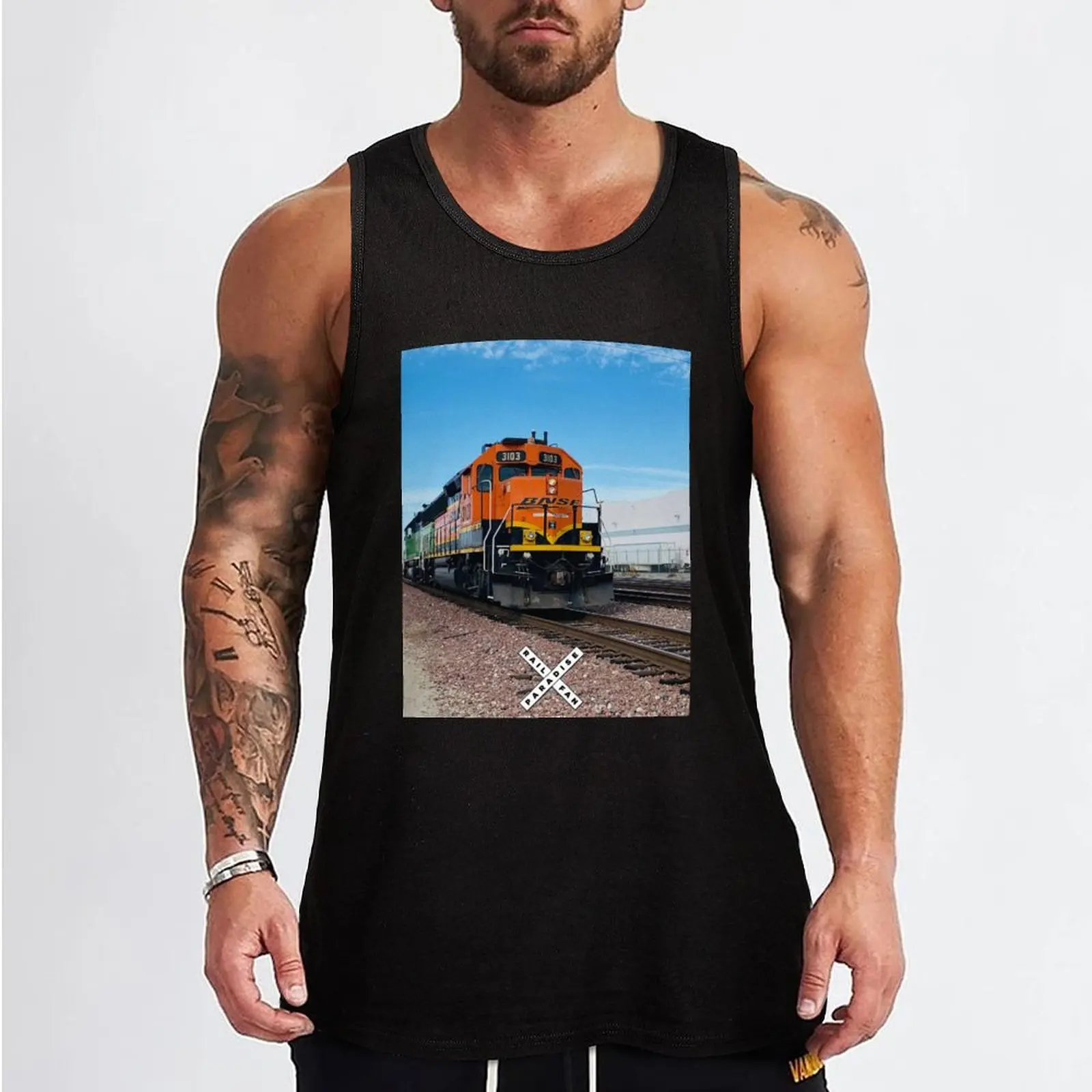 BNSF 3103 Tank Top Male clothes basketball sleeveless gym shirts male