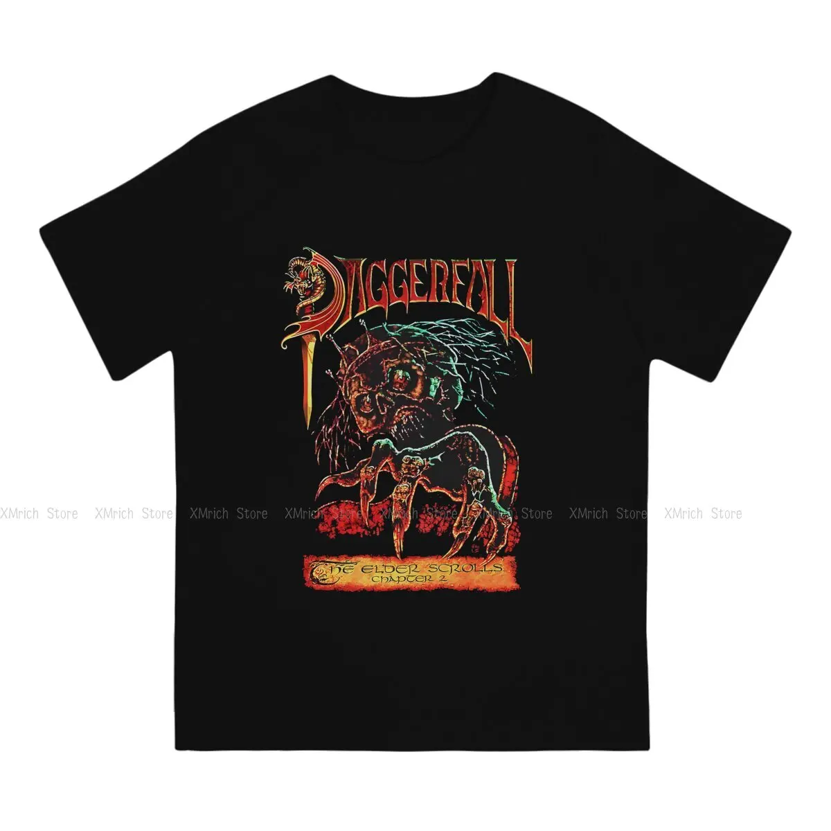 Novelty Fabulous T-Shirt for Men Crew Neck 100% Cotton T Shirt Daggerfall Short Sleeve Tees Summer Clothing