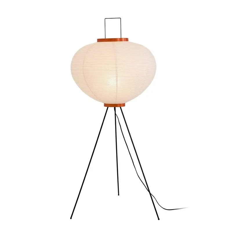 Japanese Designer Rice Paper Shape Floor Lamp For Bedroom Beside Sofa Furniture Decorative Lights Free Light Bulb Delivery E27