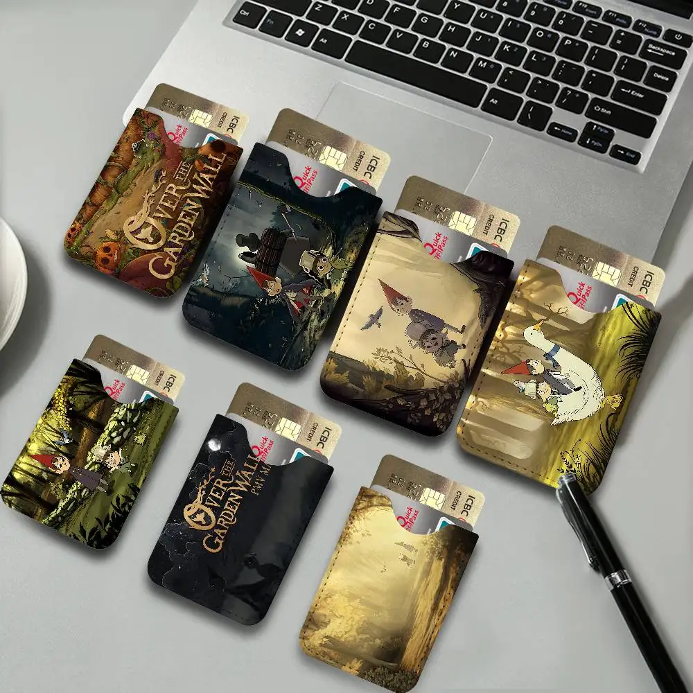 Cartoon O-Over the G-Garden W-Wall New Leather Card Small Retro Cowhide Coin Purse Men/Women Luxury Card Holder