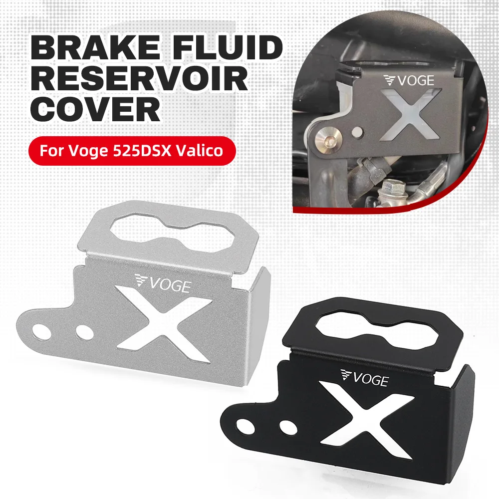 

For Loncin Voge 525DSX Valico 525 DS525X DSX 525 Motorcycle Accessories Rear Brake Fluid Reservoir Cover Guard Oil Cup Protector