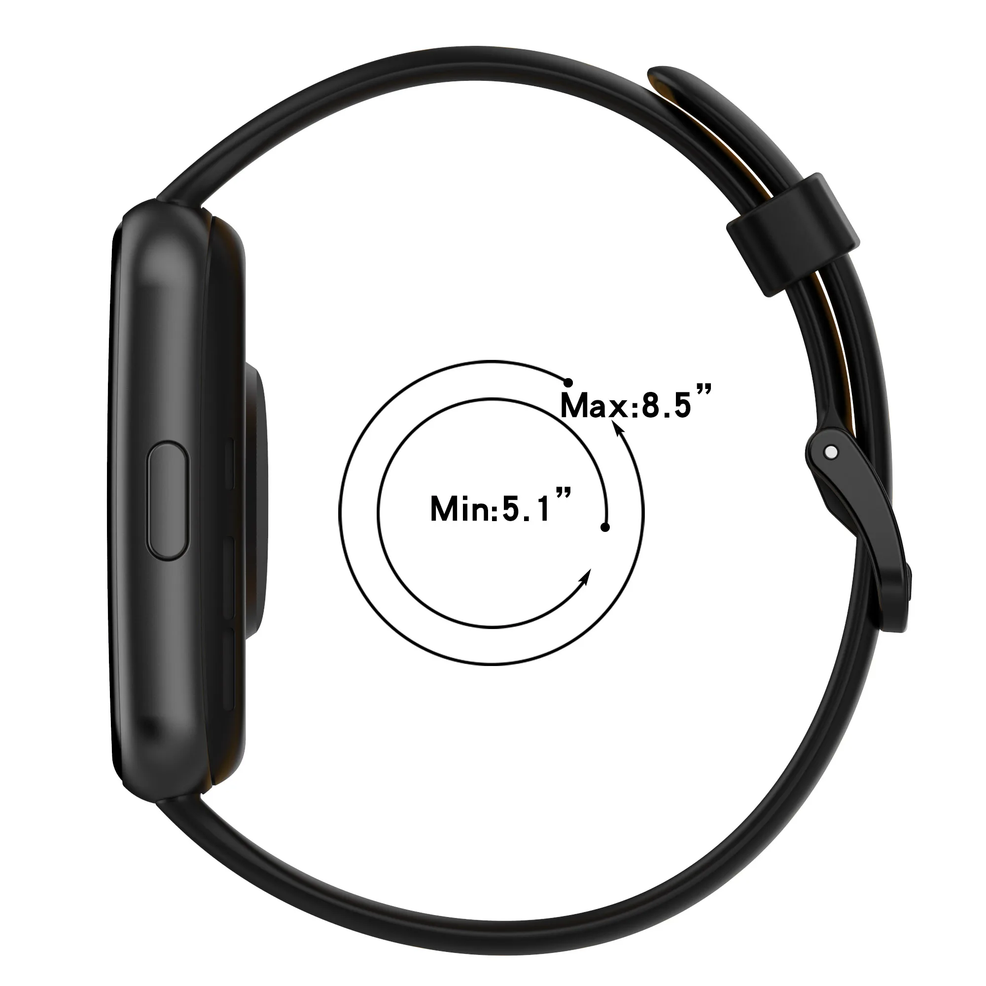 Tali Jam Tangan Silikon untuk Jam Tangan Huawei FIT2 Jam Tangan Pintar Aksesori Gelang Pengganti untuk Jam Tangan Huawei Cocok 2 Gelang