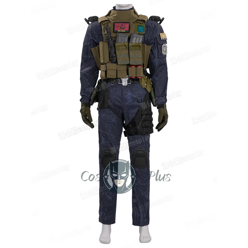 دلتا فورس: هوك اوبز لونغ وي أزياء تنكرية موحدة للهالوين كرنفال حفلة عيد الميلاد لعب الأدوار الملابس الملابس