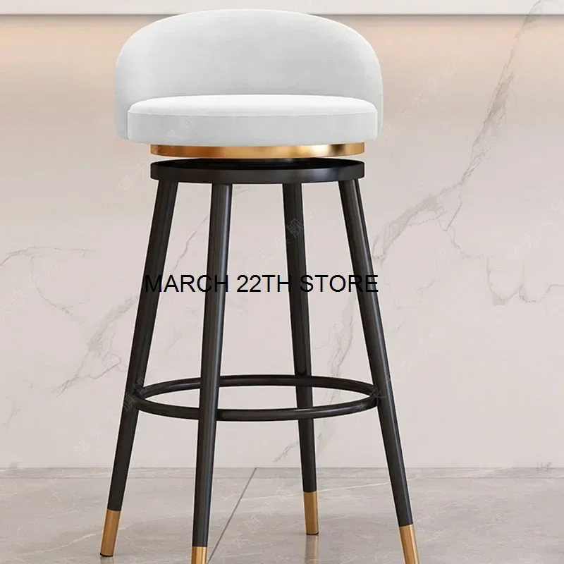 

Dining Room Lounge Bar Chair Swivel Lounge Living Room Stylish Bar Chair Luxury Makeup Fauteuil Salon Korean Furniture WW50