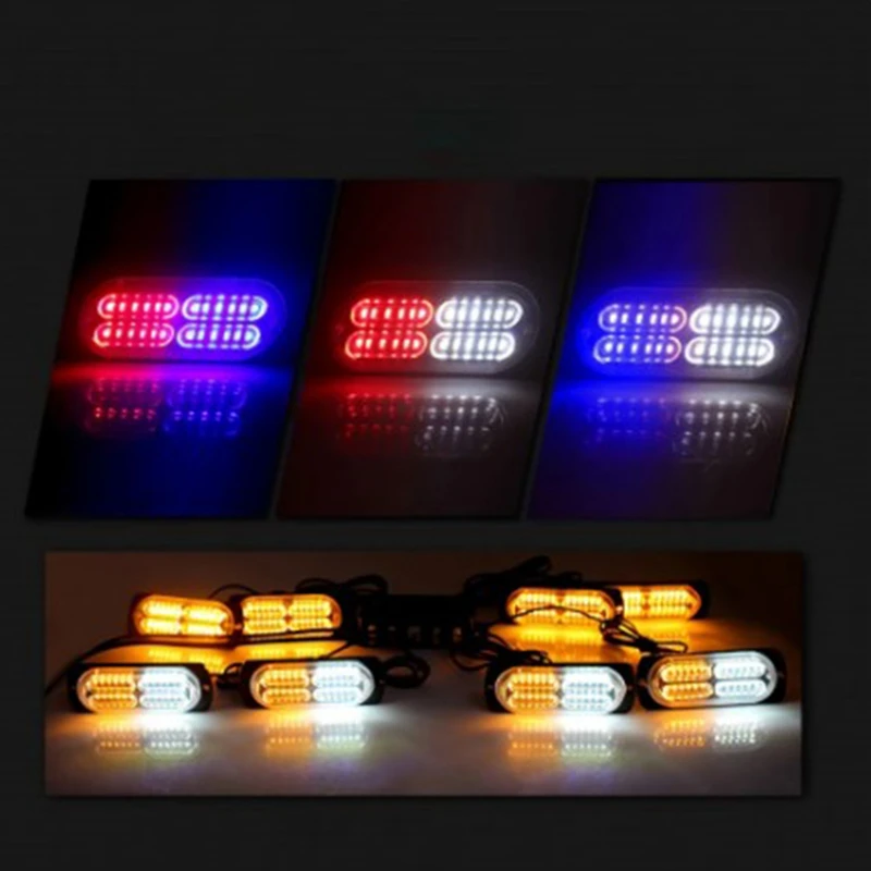 1 Tow 8 In The Network Flashing Lights Warning Lights Strobe Side Lights Grille Lights Flashing Lights