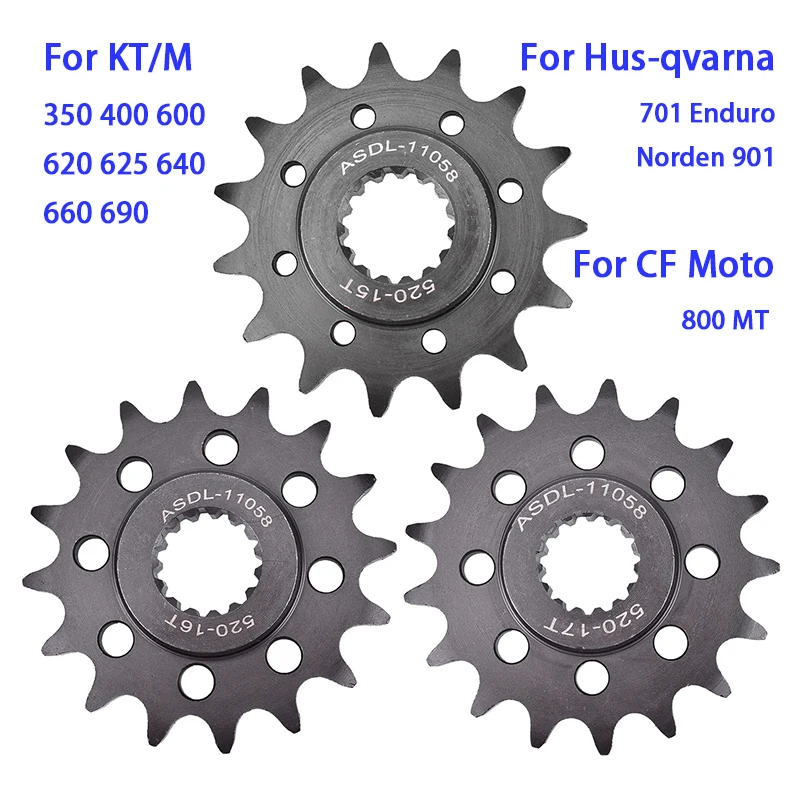 520 Chain 15T 16T 1…