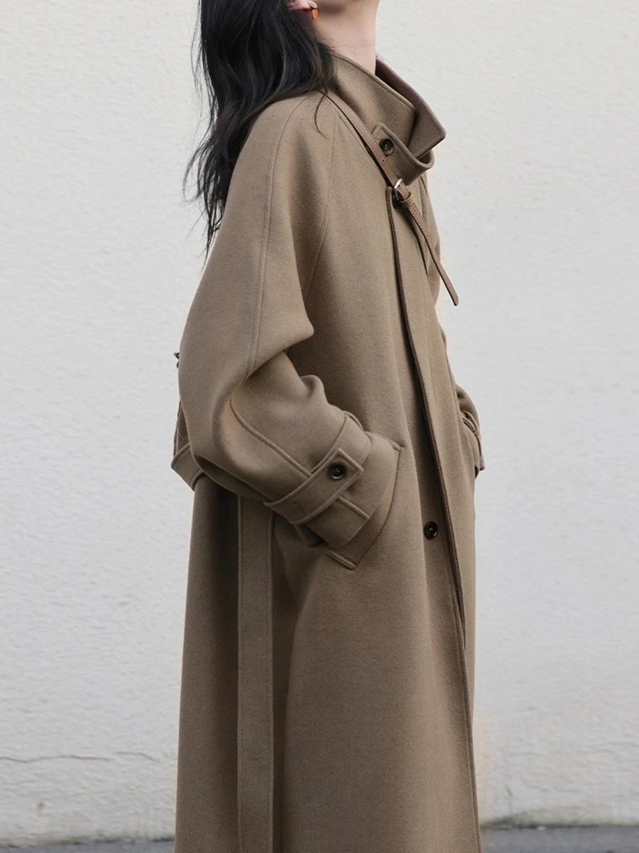 2025 Korea Autumn and Winter N - огляд і ціна Wool Coat Peacoat