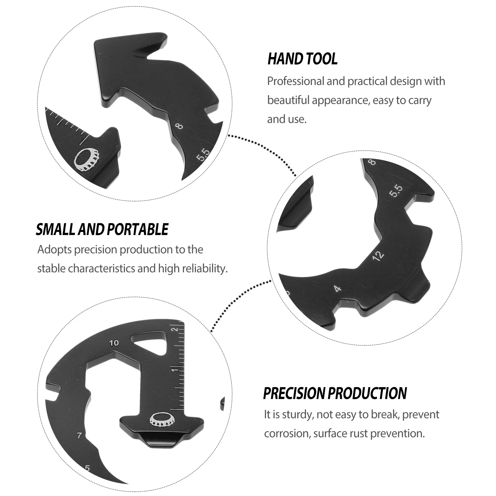 

Durable Stainless Steel Multi-Tool Portable Screwdriver Bottle Opener Hand Tool Practical Design Rust Prevention Smooth Surface