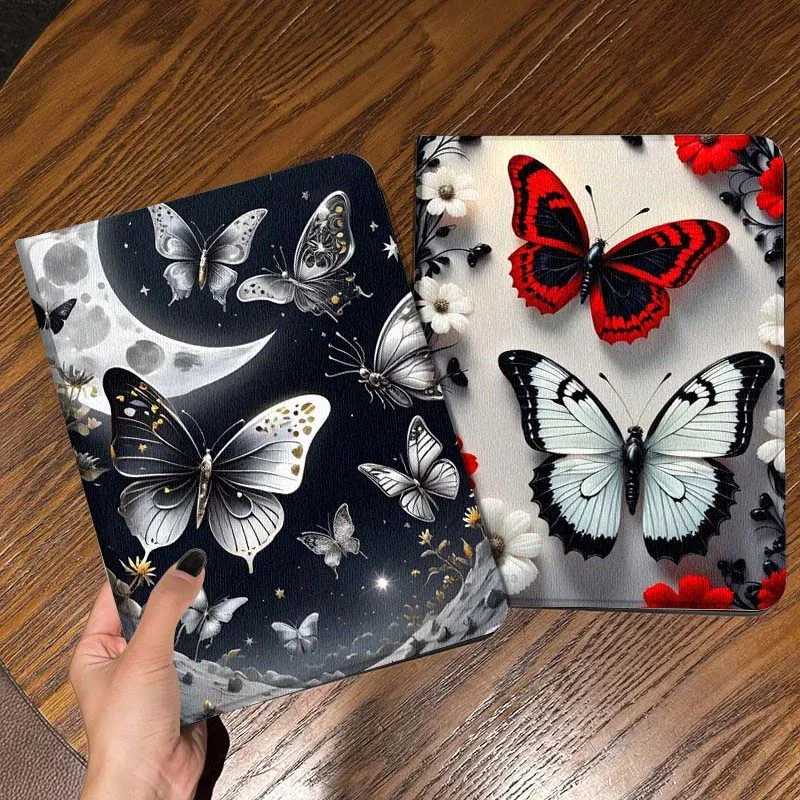 

Moonlit Butterfly Night Scene Tablet Case For Apple iPad Air Pro mini 1 2 3 4 5 6 7 8 9 11 M2 M3 M5 M4 5th 6th 7th 10th 11th